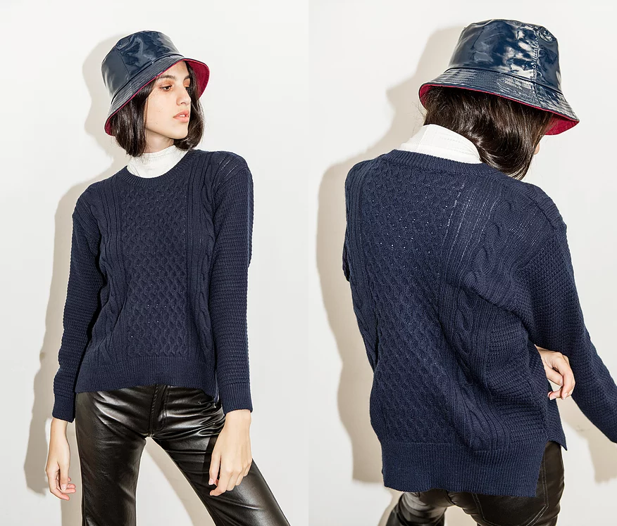 Sweater lana azul